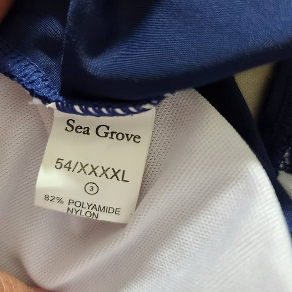 Sea grove swim top , cover up v neck color blue sz 3 XL - Picture 5 of 7